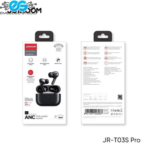 JoyRoom TS03 Pro True Wireless Earbuds — ANC Bluetooth