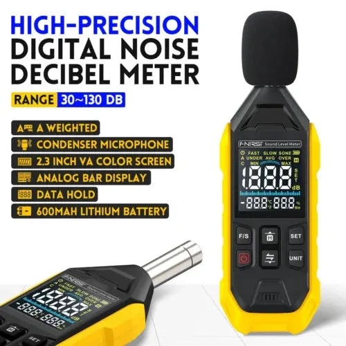 FR FDM01 Digital Sound Level Meter 30-130dB with App Control
