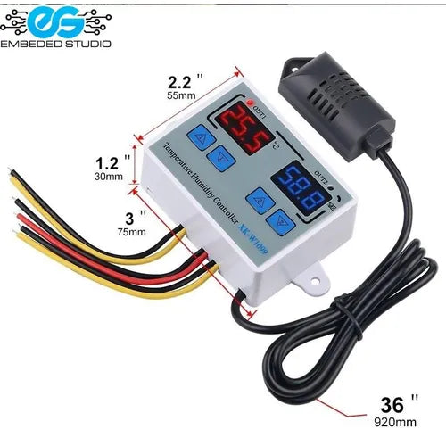 W1099 Digital Temperature & Humidity Controller 10A — 220V