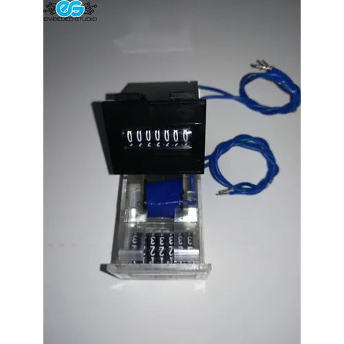 TOTAL METER WHITE & BLACK 7 DIGIT