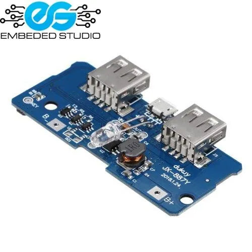 DIY Power Bank Mainboard 3.7V to 5V Boost Module