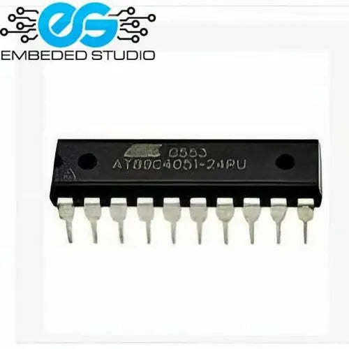 AT89C4051-24PU 8-Bit Microcontroller IC | 8051 Compatible