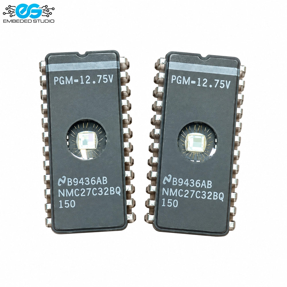 NMC27C32BQ 32K UV Erasable EPROM IC Memory Chip (DIP-24)