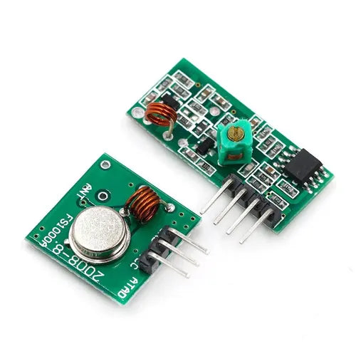 433MHz RF transmitter and receiver module — XD-FST / XD-RF-5V, 20–200m range, Arduino compatible