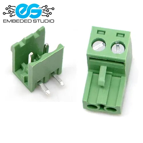 2 Pin PCB Connector Right Angle