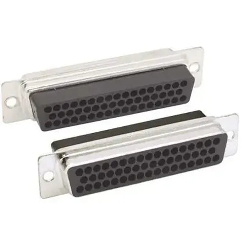 DB50 female connector — 50-pin D-sub, crimp type, high-density