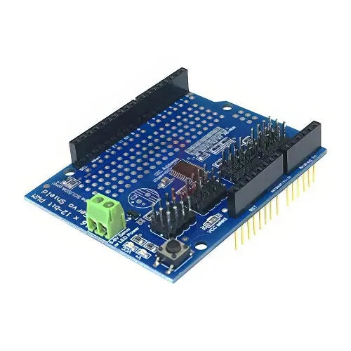 PCA9685 16 Channel 12-bit PWM I2C Servo Driver Shield for Arduino