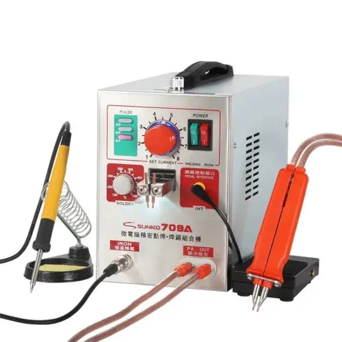 SUNKKO 709A Battery Spot Welder — 18650 Lithium Battery Welding Machine