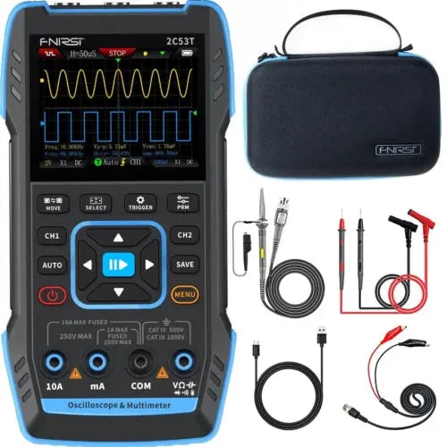 FR 2C53T S 50MHz 2 CHANNEL 3 IN 1 OSCILLOSCOPE