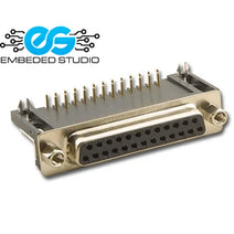 DB25 Female Connector Right Angle