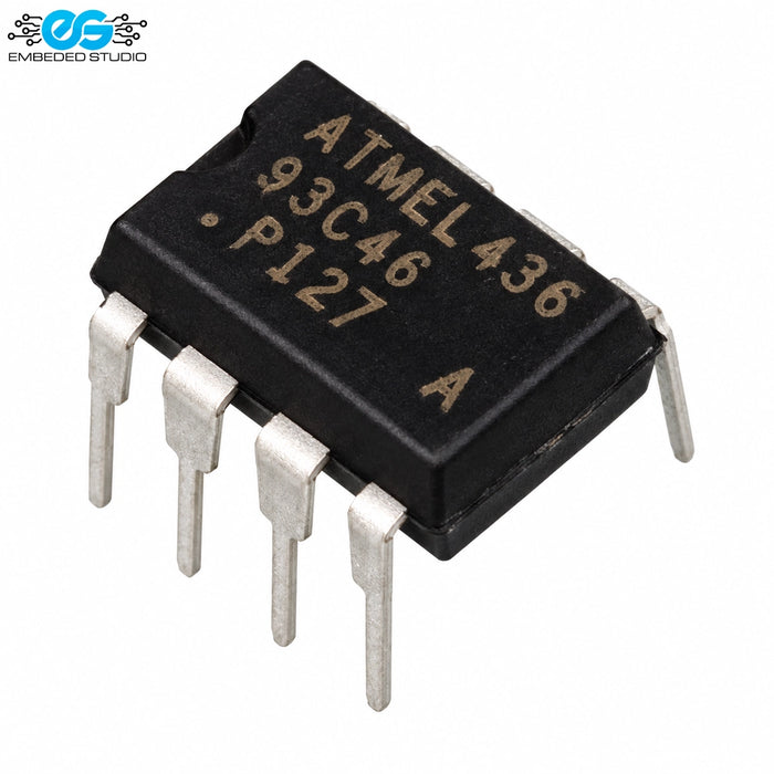 Atmel 93C46 1Kbit Serial EEPROM IC Memory Chip (DIP-8)