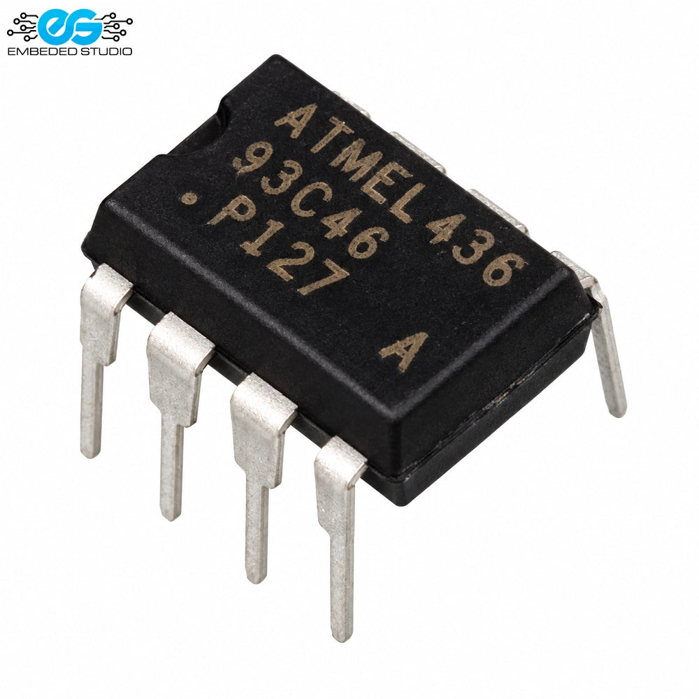 Atmel 93C46 1Kbit Serial EEPROM IC Memory Chip (DIP-8)