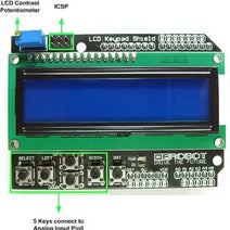 LCD1602 LCD Keypad Shield
