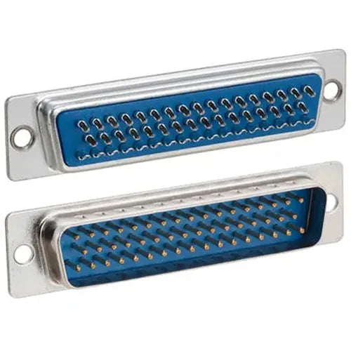 DB50 male connector — 50-pin D-sub, crimp type, high-density