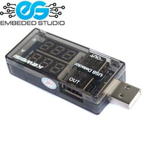 USB Current Voltage Detector 3V-9V Tester Double USB Row Shows