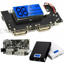 LCD Display Dual USB Power Bank 5V 1A 2.1A