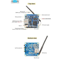Orange Pi Zero — Allwinner H2+, 512MB RAM, Wi-Fi, Ethernet, Linux SBC