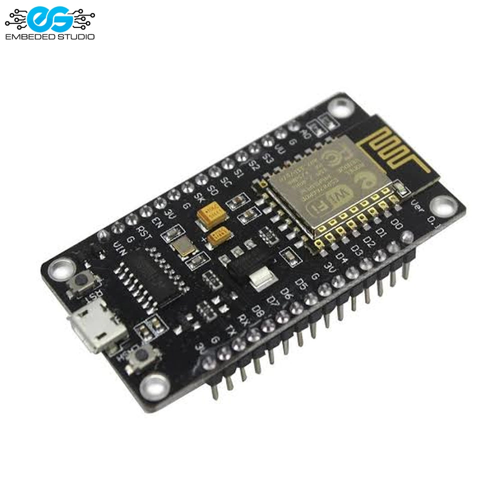 NodeMCU V3 ESP-12E WiFi development module with Micro-USB port and CH340 USB driver