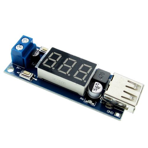 usb charger converter voltmeter module